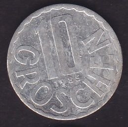 Avusturya 10 Groschen 1985