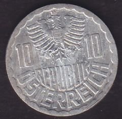 Avusturya 10 Groschen 1985
