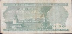 6.Emisyon 2.Tertip 10 Lira J77 206627 Temiz