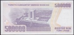 7.Emisyon 4.Tertip 500000 Lira J32 696035 Çilaltı