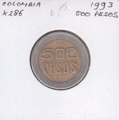 Kolombiya 500 Pesos 1993
