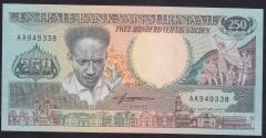 Suriname 250 Gulden 1988 Çilaltı Çil Pick 134 AA