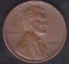 AMERİKA 1 CENT 1967