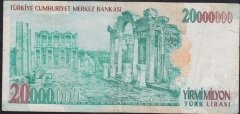 7.EMİSYON 20 000 000 LİRA D52 328346 HALİYLE