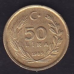 1989 Yılı 50 Lira