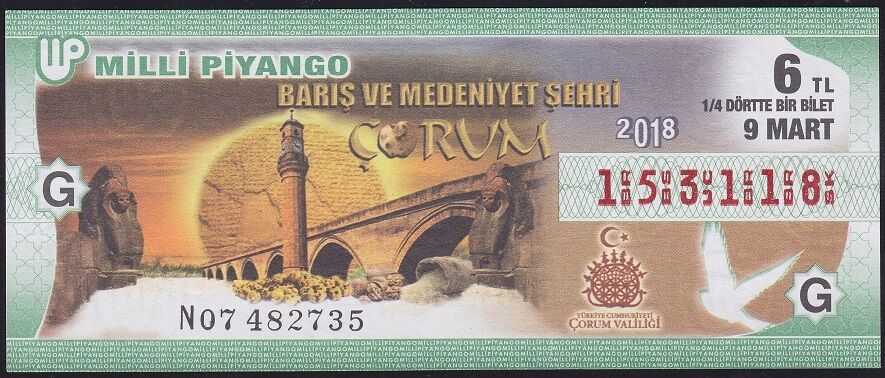 2018 9 Mart Çeyrek Bilet - G Serisi