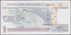 8.Emisyon 1 YTL A68 519540 Çil