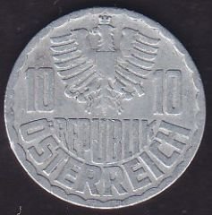 Avusturya 10 Groschen 1952