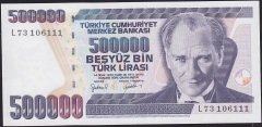 7.Emisyon 4.Tertip 500000 Lira L73 106111 Çil