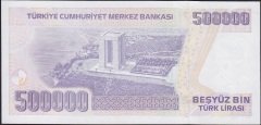 7.Emisyon 4.Tertip 500000 Lira L73 106111 Çil
