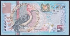 SURİNAME 5 GULDEN 2000 ÇİL eski para mezat