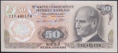 6.EMİSYON 1.TERTİP 50 LİRA C10 440124 ÇİLALTI ÇİL