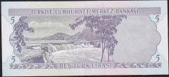 6.Emisyon 1.Tertip 5 Lira E03 038811 Çilaltı