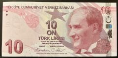 9.Emisyon 7.Tertip 10 Lira G001 Çil
