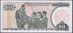 7.Emisyon 2.Tertip 10 Lira E34 752547 Çilaltı Çil