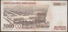 7.Emisyon 5 000 000 Lira K28 852512 Çok Temiz