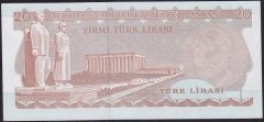 6.EMİSYON 3.TERTİP 20 LİRA F36 687772 ÇİLALTI ÇİL