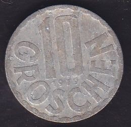 Avusturya 10 Groschen 1979