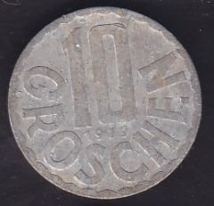 Avusturya 10 Groschen 1979