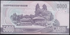 Kuzey Kore 5000 Won 2006 Çil Pick 46c