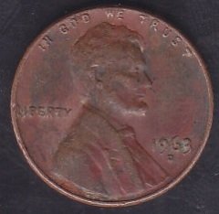 AMERİKA 1 CENT 1963D