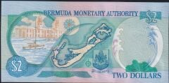 Bermuda 2 Dolar 2000 Çil Pick 60a