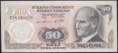 6.EMİSYON 1.TERTİP 50 LİRA B56 183910 ÇİL