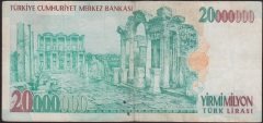 7.EMİSYON 20 000 000 LİRA D59 540508 ÇOK TEMİZ