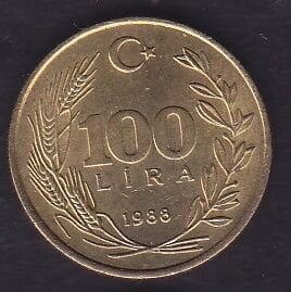 1988 Yılı 100 Lira