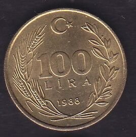 1988 Yılı 100 Lira