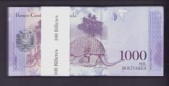 Venezuela 1000 Bolivares 2017 Çil Deste ( 100 Adet )