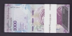 Venezuela 1000 Bolivares 2017 Çil Deste ( 100 Adet )