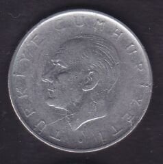 1964 Yılı 1 Lira Ters