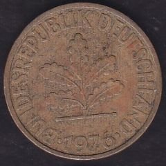 Almanya 10 Pfennig 1976 F