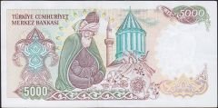 7.Emisyon 2.Tertip 5000 Lira C40 631751 Çilaltı+