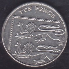 İngiltere 10 Pence 2016
