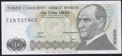 7.Emisyon 2.Tertip 10 Lira E18 727902 Çil