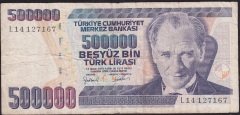 7.Emisyon 4.Tertip 500000 Lira L14 127167 Temiz