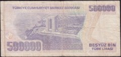 7.Emisyon 4.Tertip 500000 Lira L14 127167 Temiz