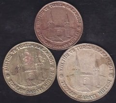 Topkapı Sarayı Müzesi Jetonu 3 Farklı Tam - İndirimli - öğrenci Takım