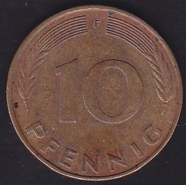 Almanya 10 Pfennig 1977 F