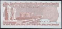 6.EMİSYON 3.TERTİP 20 LİRA F28 312438 ÇİLALTI ÇİL