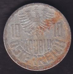 Avusturya 10 Groschen 1991