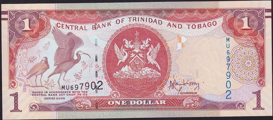 Trinidad And Tobago 1 Dolar 2006 Çilaltı Çil Pick 46A