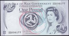 Man Adası 1 Pound 2009 Çil AA036177