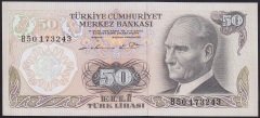 6.EMİSYON 1.TERTİP 50 LİRA B50 173243 ÇİLALTI