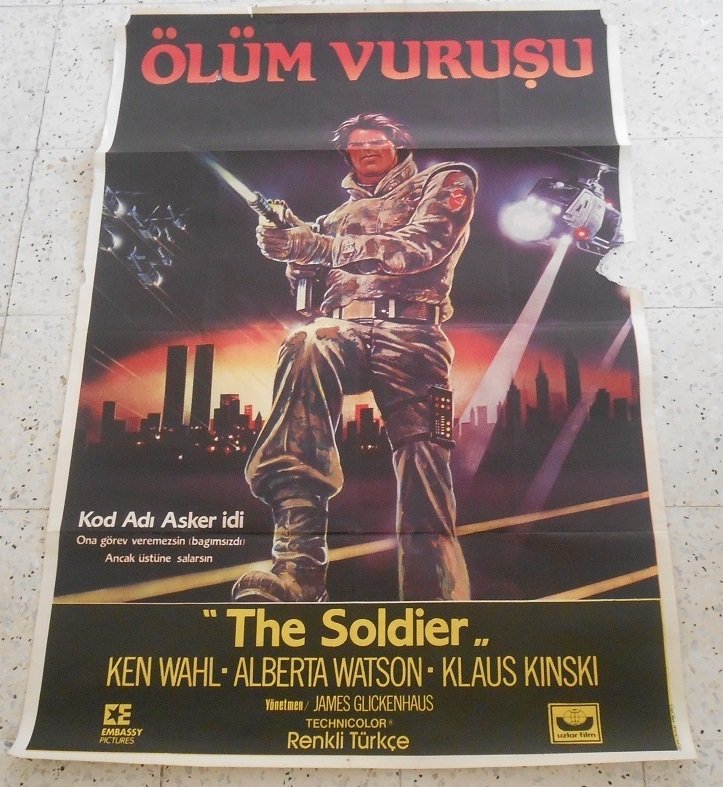 YABANCI - ÖLÜM VURUŞU -KEN WAHL-ALBERA WATSON-KLAUS KINSKI - BÜYÜK BOY AFİŞ