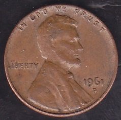 AMERİKA 1 CENT 1961D