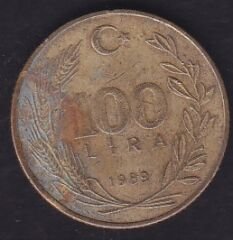 1989 Yılı 100 Lira