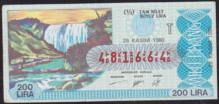 1980 29 Kasım Tam Bilet - T Serisi